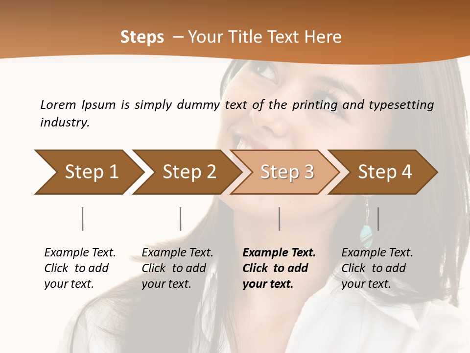 Eyes Entrepreneur Background PowerPoint Template