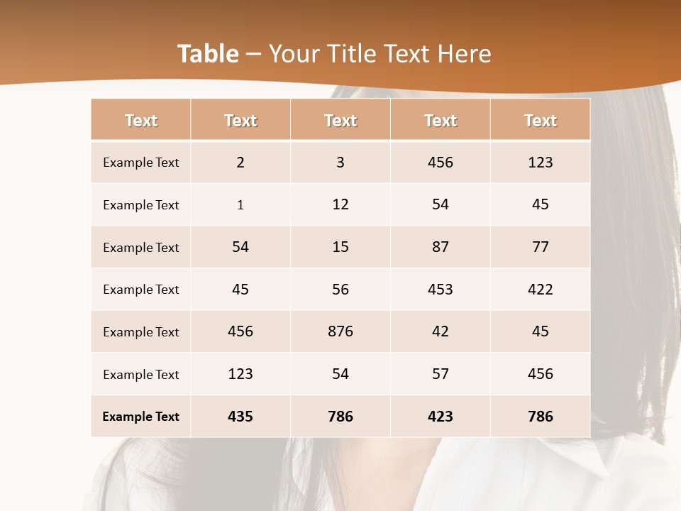 Eyes Entrepreneur Background PowerPoint Template