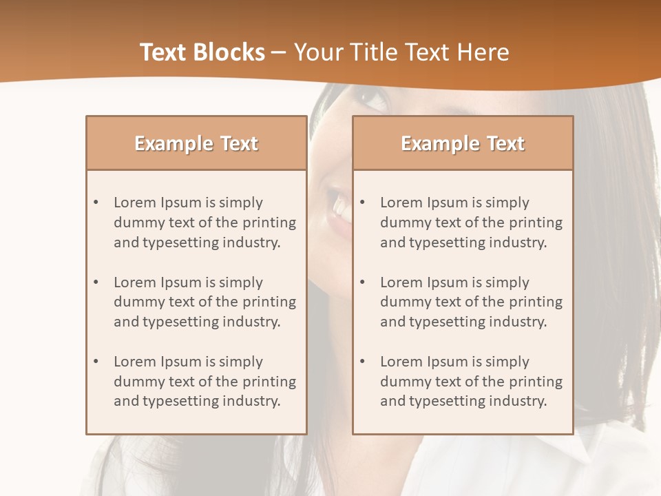 Eyes Entrepreneur Background PowerPoint Template