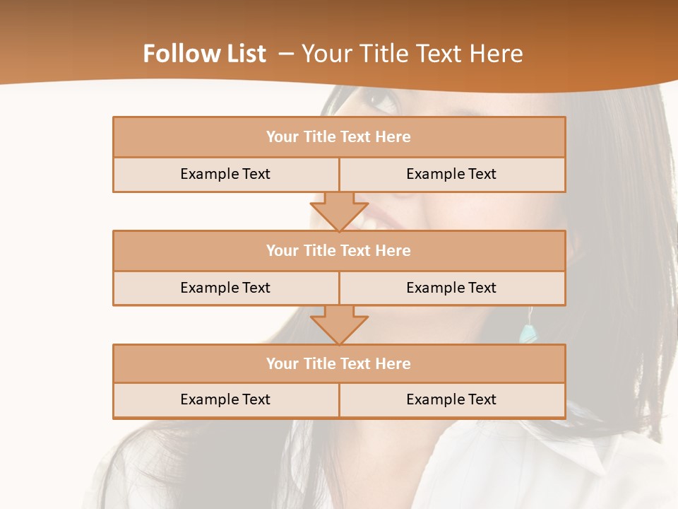 Eyes Entrepreneur Background PowerPoint Template