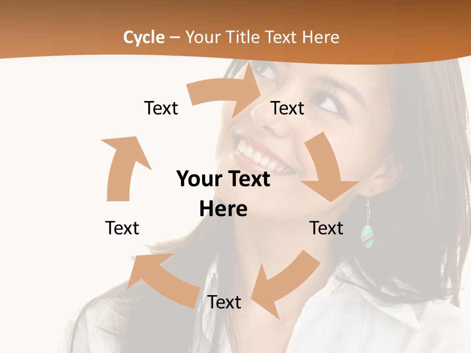 Eyes Entrepreneur Background PowerPoint Template