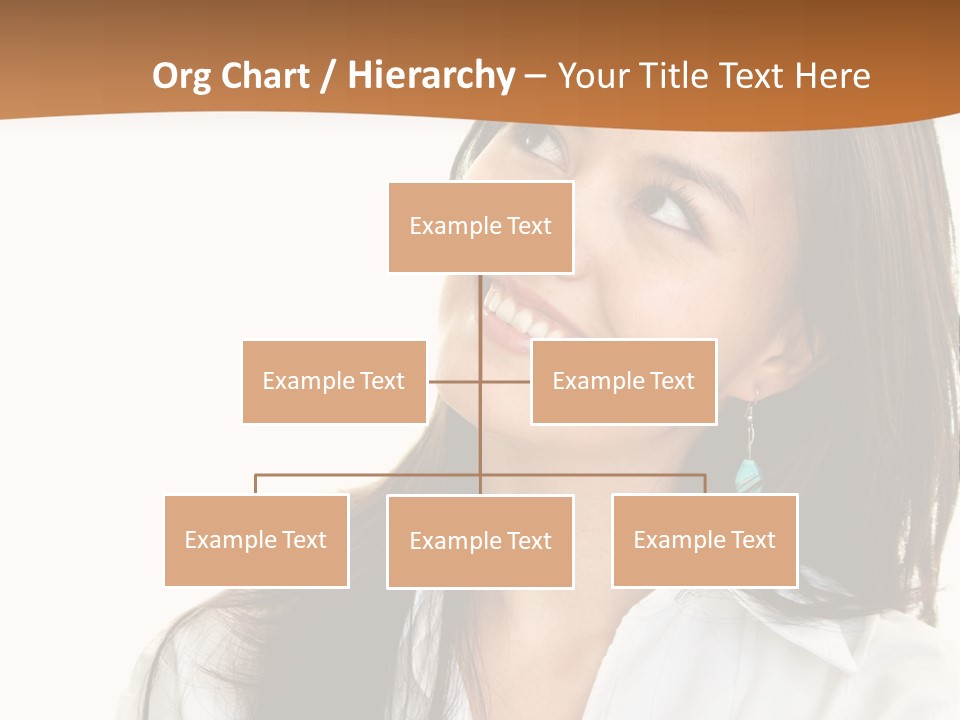 Eyes Entrepreneur Background PowerPoint Template