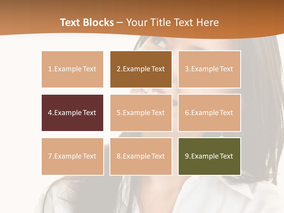 Eyes Entrepreneur Background PowerPoint Template