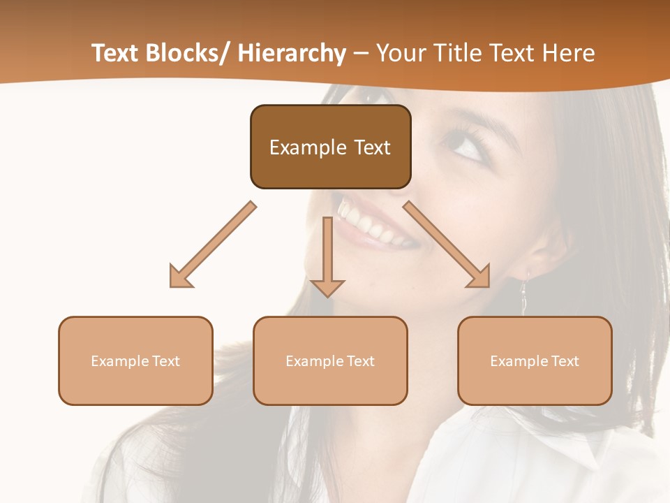 Eyes Entrepreneur Background PowerPoint Template