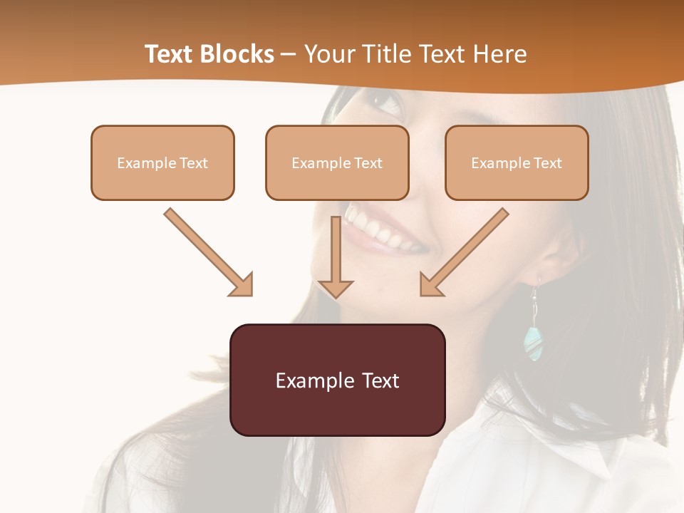 Eyes Entrepreneur Background PowerPoint Template