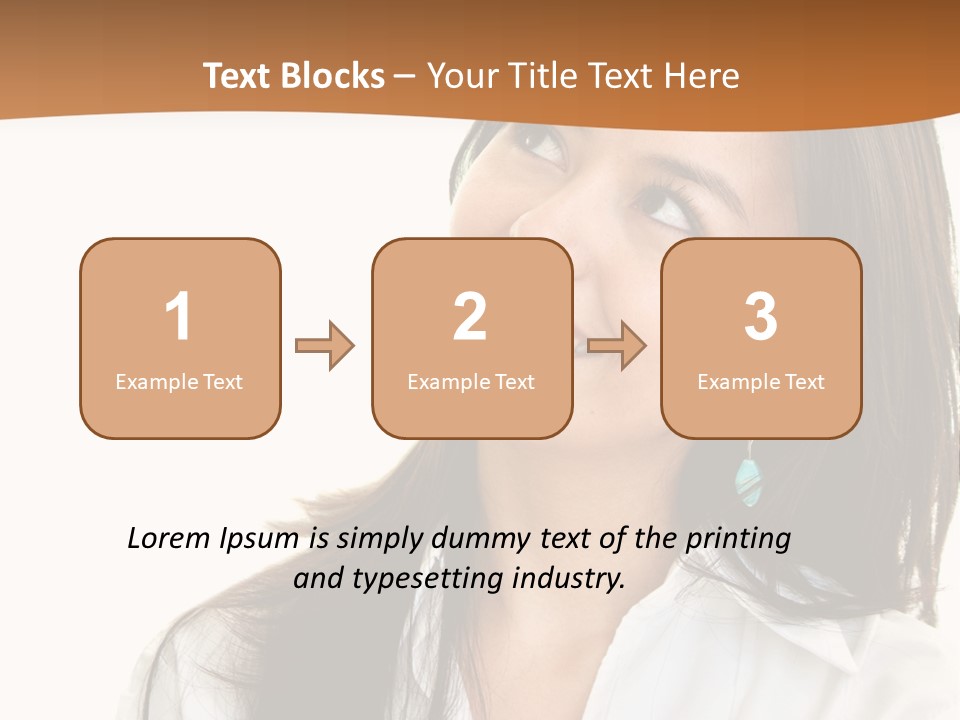 Eyes Entrepreneur Background PowerPoint Template
