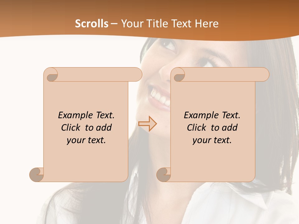 Eyes Entrepreneur Background PowerPoint Template