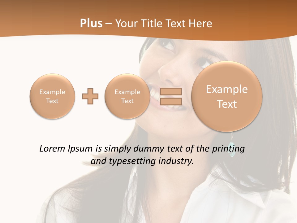 Eyes Entrepreneur Background PowerPoint Template