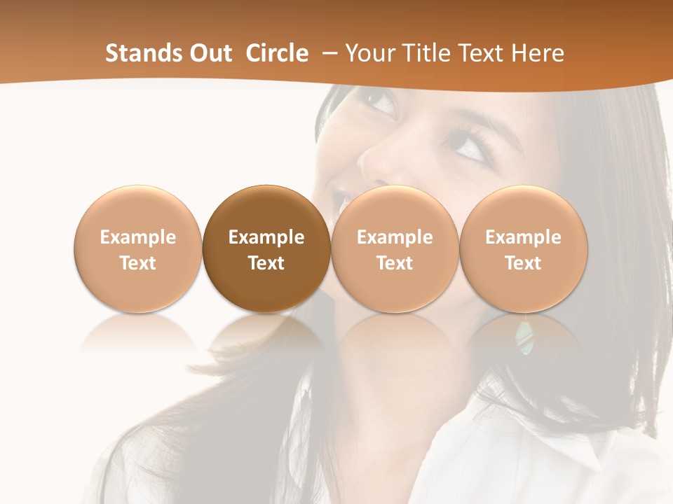 Eyes Entrepreneur Background PowerPoint Template