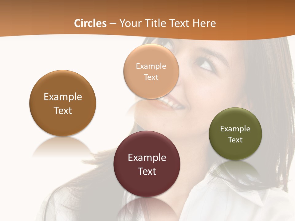 Eyes Entrepreneur Background PowerPoint Template