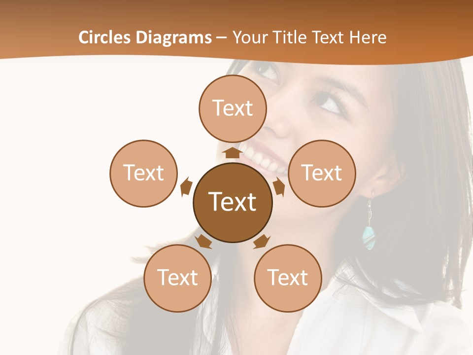 Eyes Entrepreneur Background PowerPoint Template