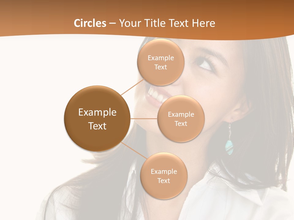 Eyes Entrepreneur Background PowerPoint Template