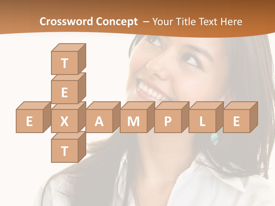 Eyes Entrepreneur Background PowerPoint Template