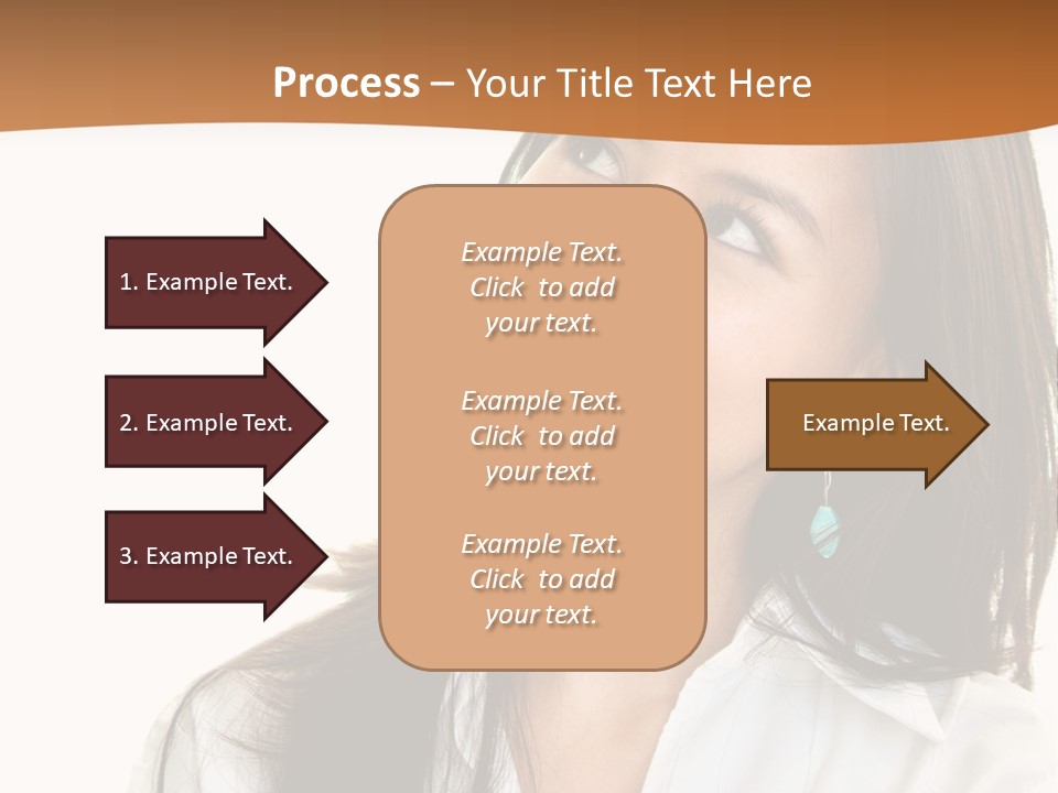 Eyes Entrepreneur Background PowerPoint Template