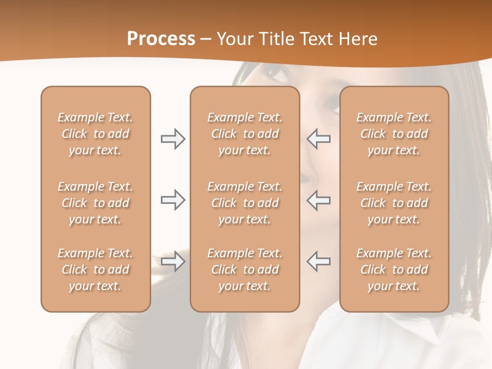 Eyes Entrepreneur Background PowerPoint Template