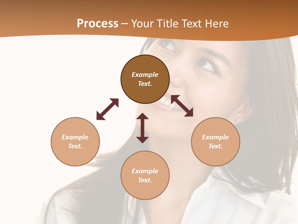 Eyes Entrepreneur Background PowerPoint Template