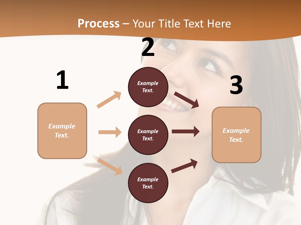 Eyes Entrepreneur Background PowerPoint Template