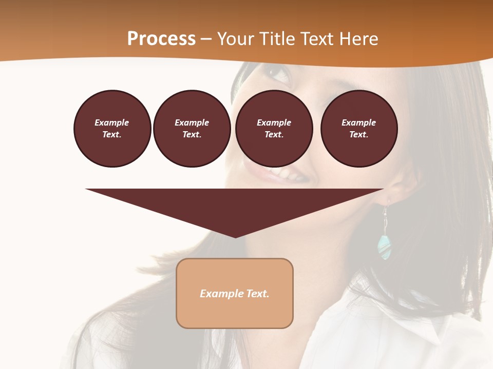 Eyes Entrepreneur Background PowerPoint Template