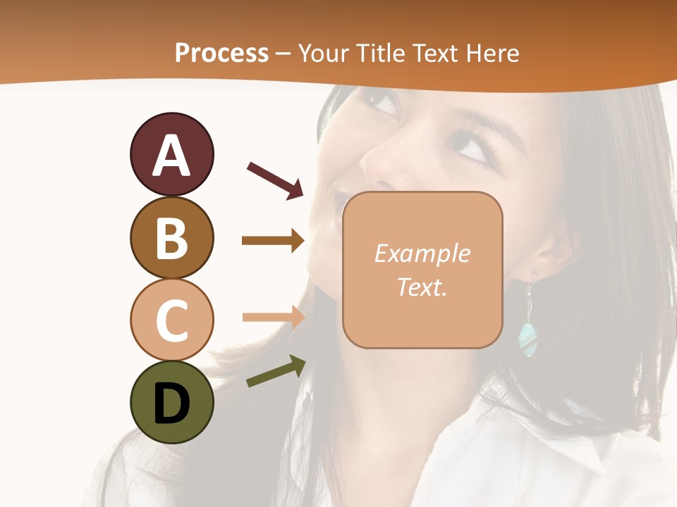 Eyes Entrepreneur Background PowerPoint Template