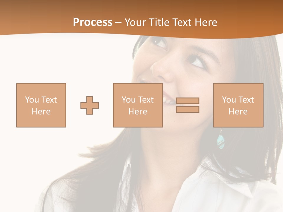 Eyes Entrepreneur Background PowerPoint Template