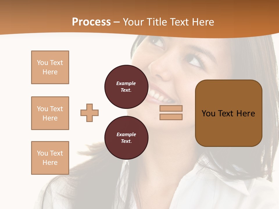 Eyes Entrepreneur Background PowerPoint Template