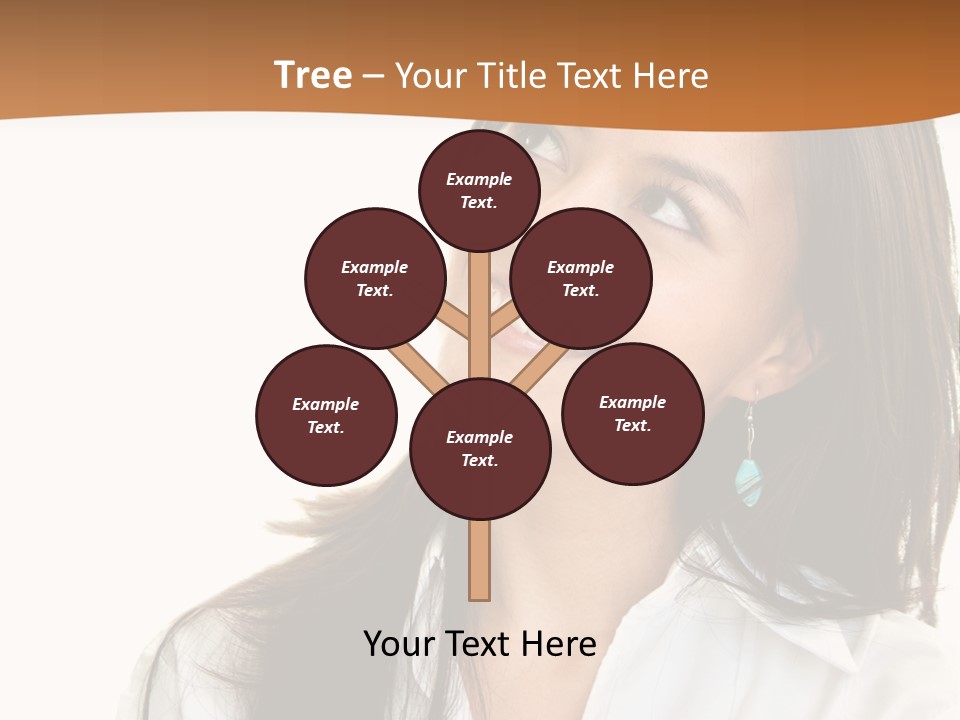 Eyes Entrepreneur Background PowerPoint Template