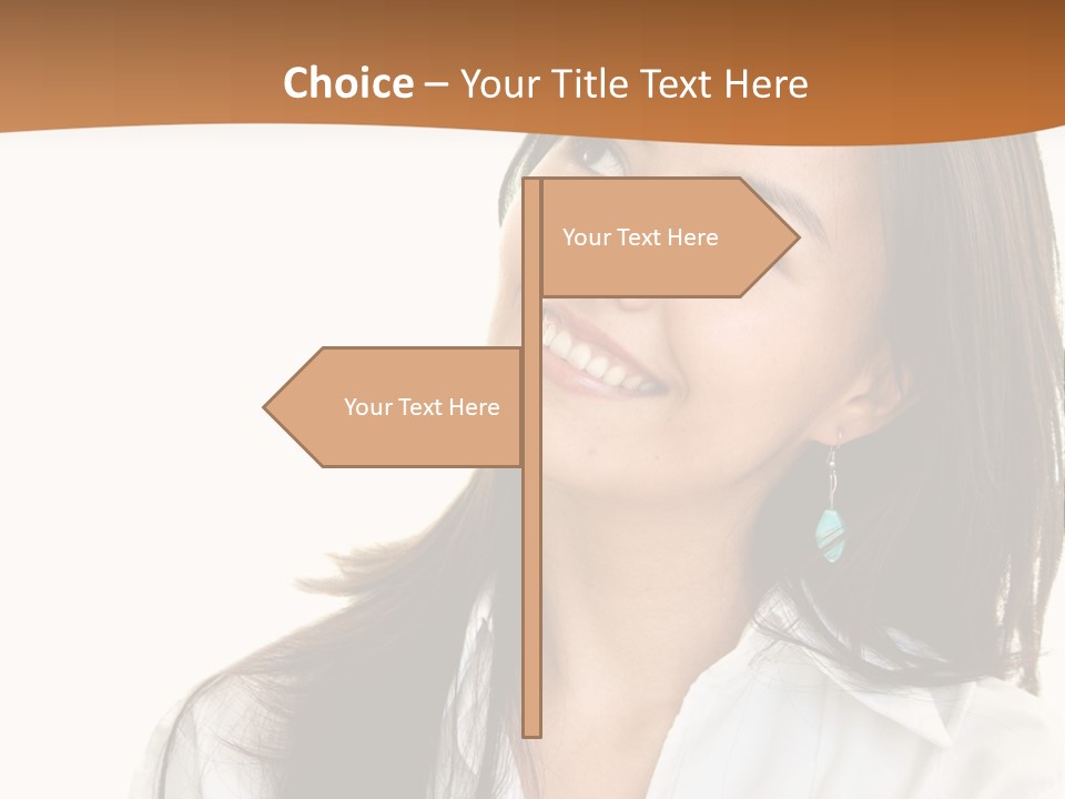 Eyes Entrepreneur Background PowerPoint Template