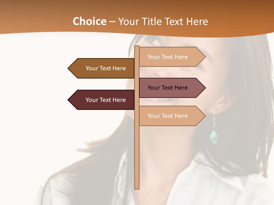 Eyes Entrepreneur Background PowerPoint Template