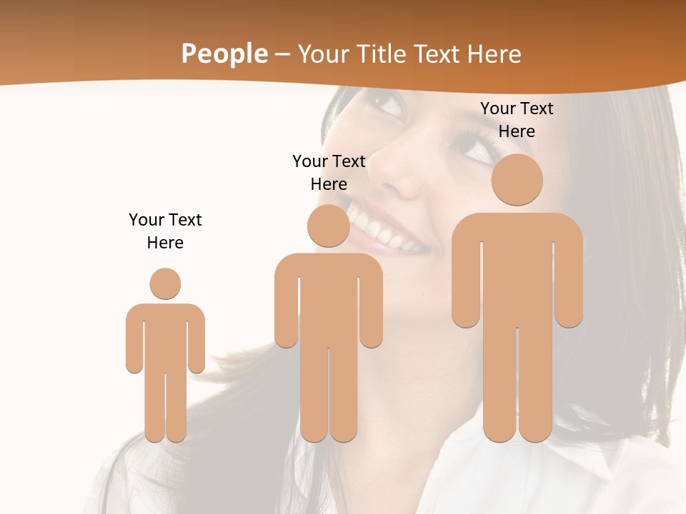 Eyes Entrepreneur Background PowerPoint Template