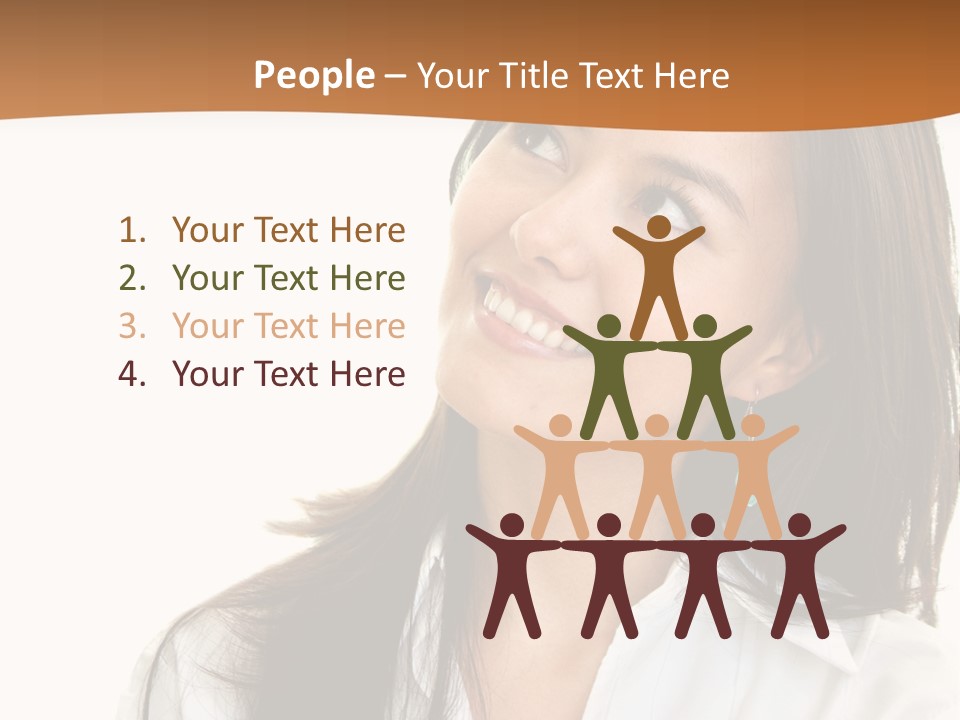 Eyes Entrepreneur Background PowerPoint Template