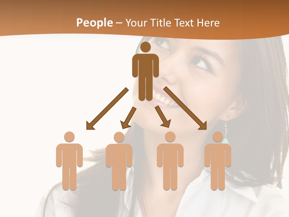 Eyes Entrepreneur Background PowerPoint Template