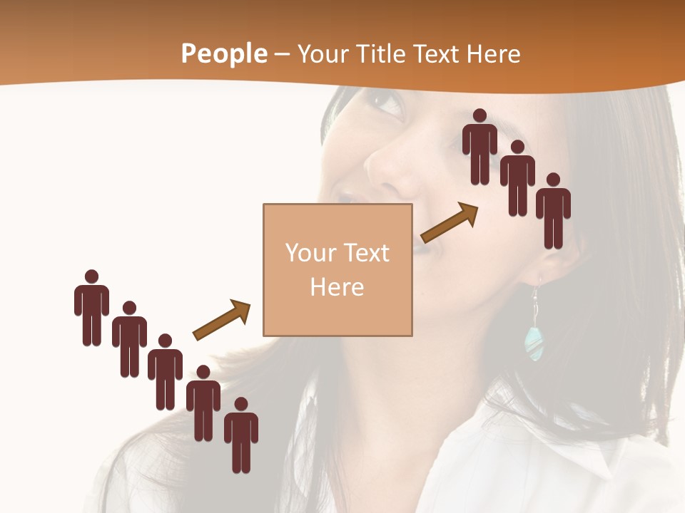 Eyes Entrepreneur Background PowerPoint Template