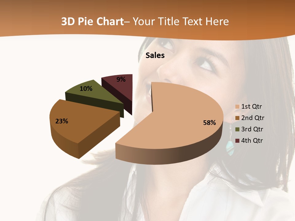 Eyes Entrepreneur Background PowerPoint Template