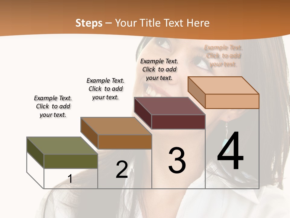 Eyes Entrepreneur Background PowerPoint Template