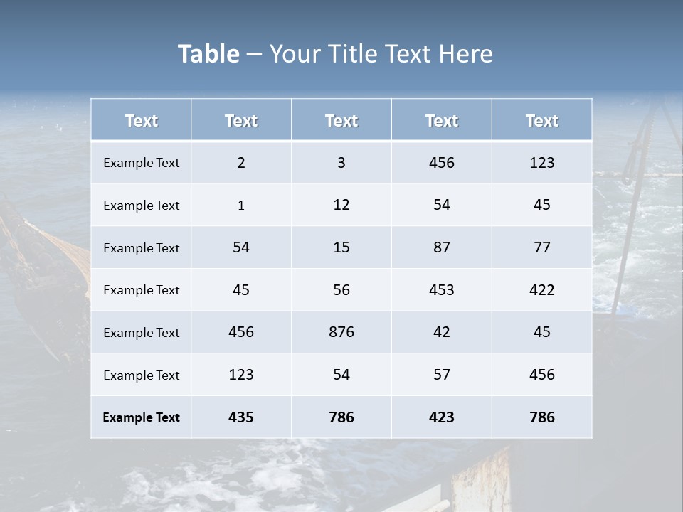Catch Fishing Net PowerPoint Template