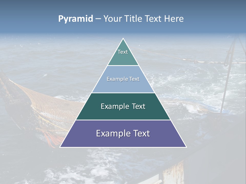 Catch Fishing Net PowerPoint Template