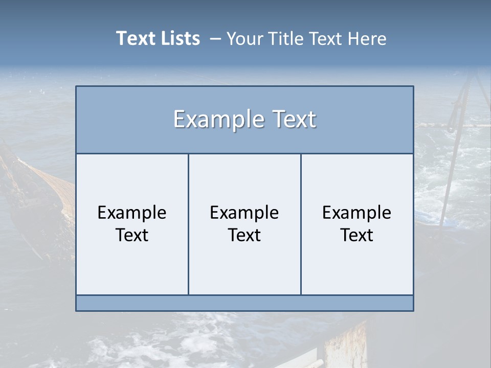 Catch Fishing Net PowerPoint Template