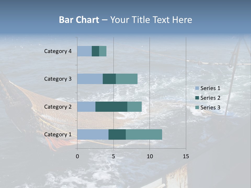 Catch Fishing Net PowerPoint Template