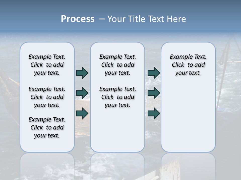 Catch Fishing Net PowerPoint Template