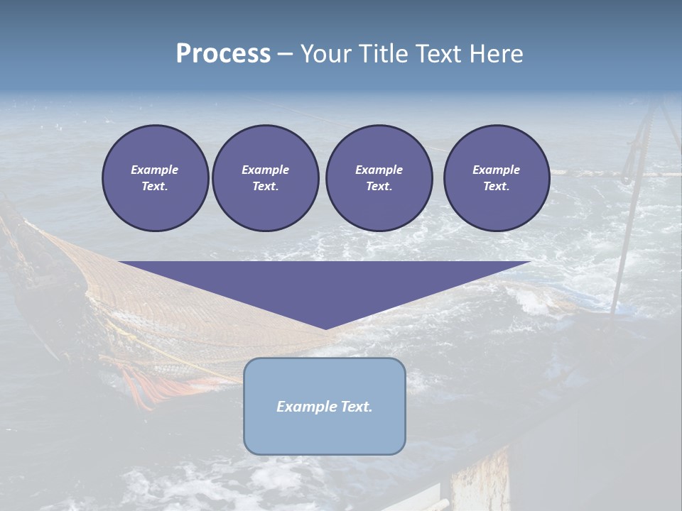 Catch Fishing Net PowerPoint Template