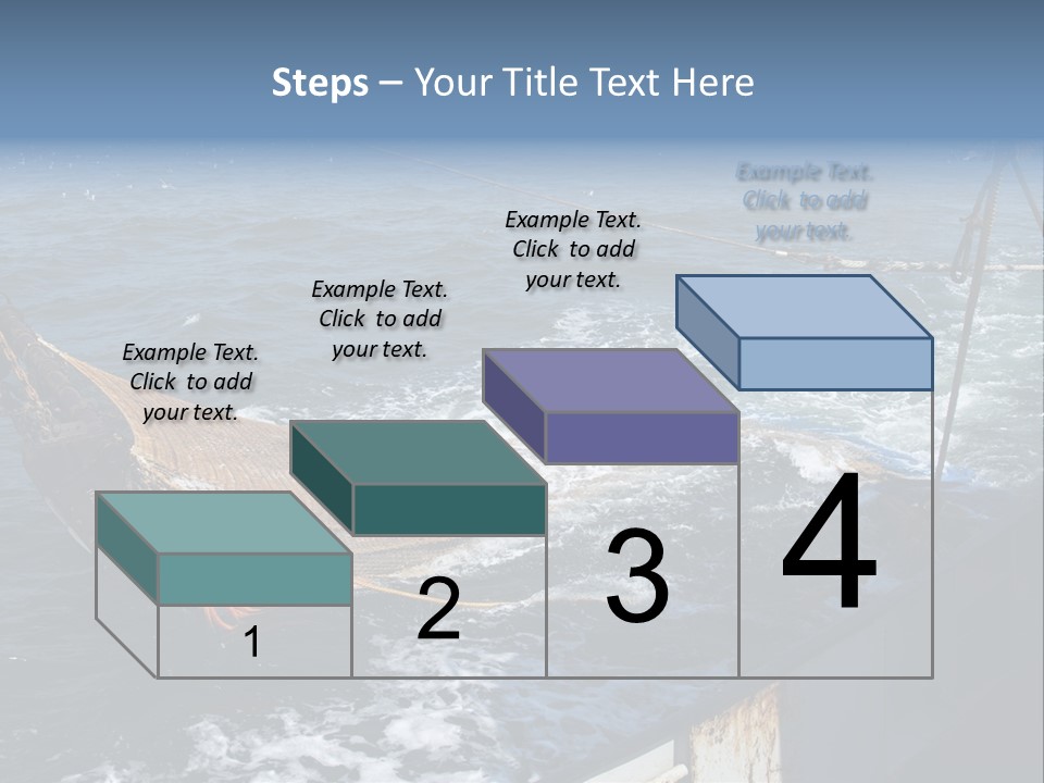Catch Fishing Net PowerPoint Template