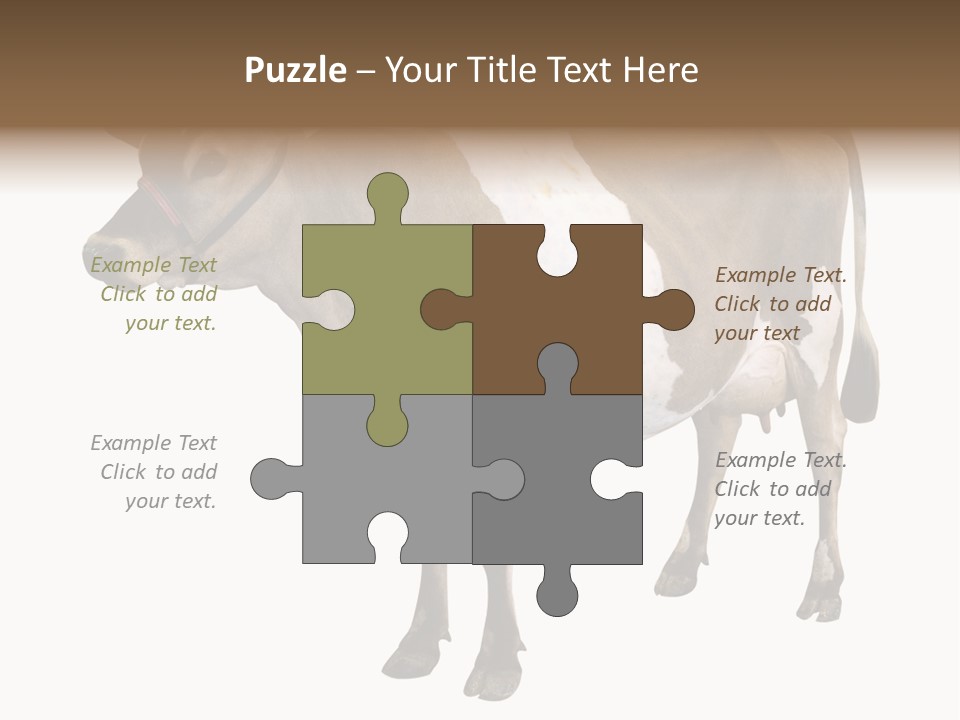 Hooves Calf Livestock PowerPoint Template