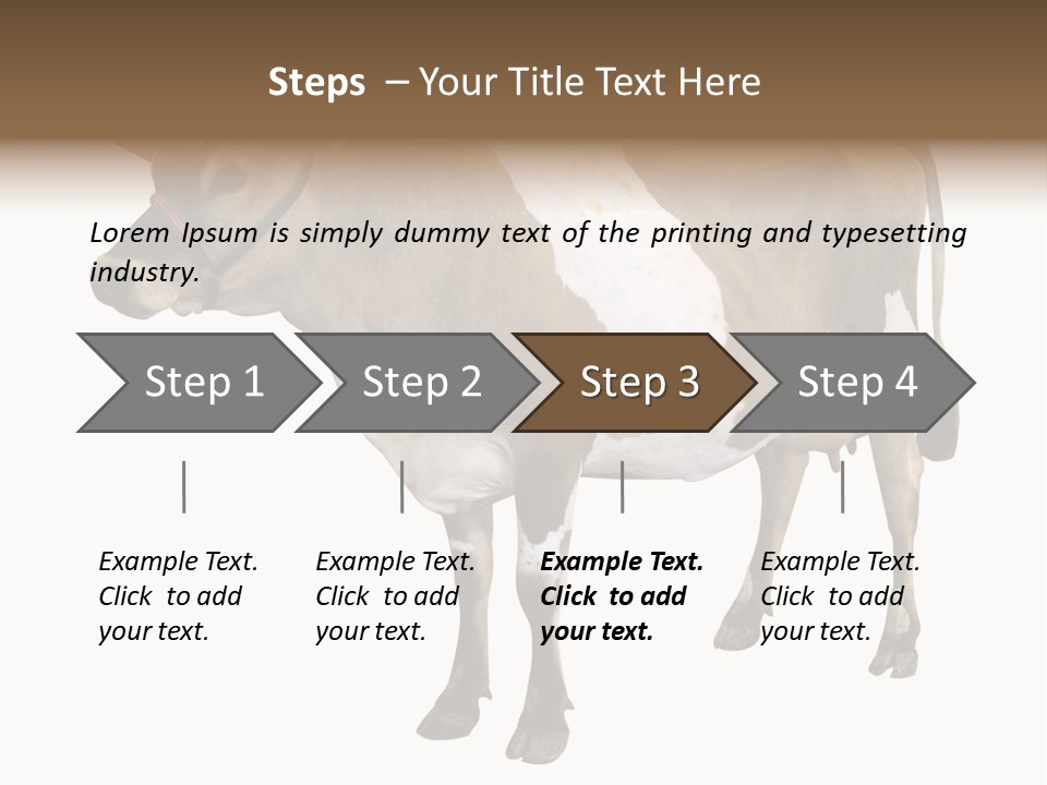 Hooves Calf Livestock PowerPoint Template