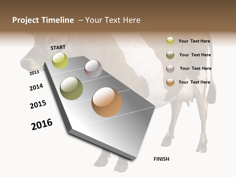 Hooves Calf Livestock PowerPoint Template