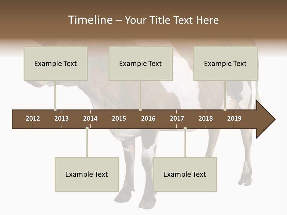 Hooves Calf Livestock PowerPoint Template