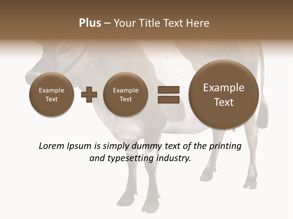 Hooves Calf Livestock PowerPoint Template