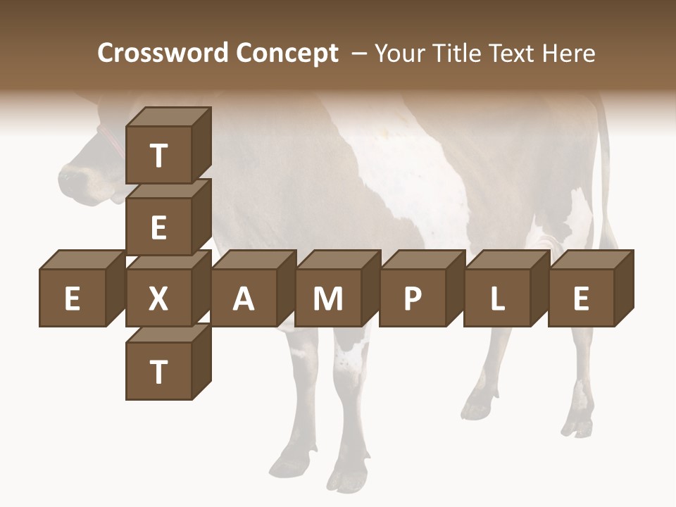 Hooves Calf Livestock PowerPoint Template