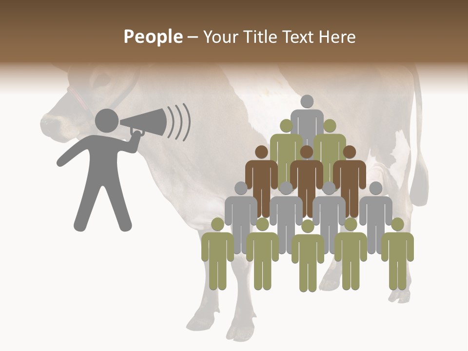 Hooves Calf Livestock PowerPoint Template