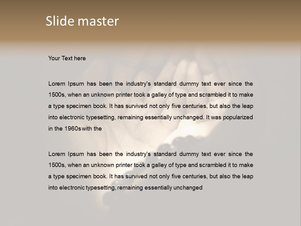 Pray Invocation Alone PowerPoint Template