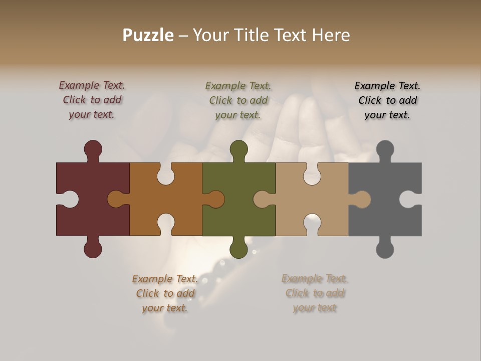 Pray Invocation Alone PowerPoint Template